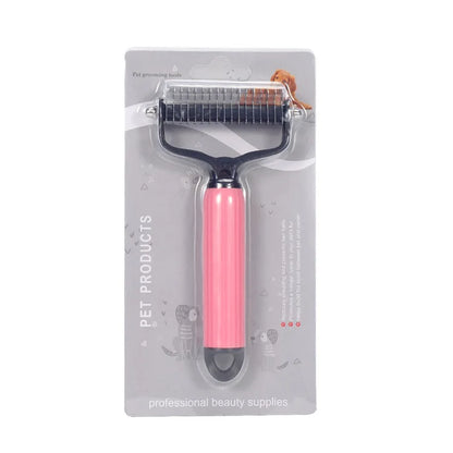 Pet Deshedding Brush Cat Comb Self Cleaning Hair Remover Grooming Tool for Dog and Cats De-Matting Comb Cleaning Pets Supplies