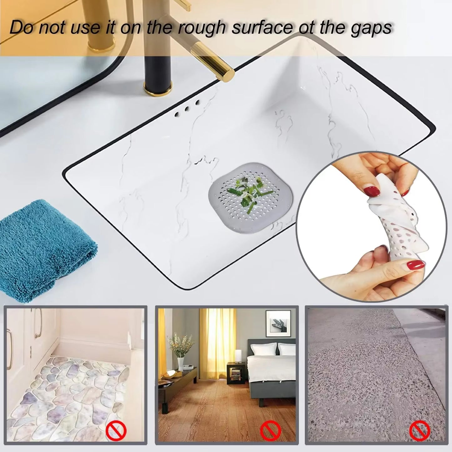Plug Stopper Kitchen Sewer Silicone Bathroom Floor Bathtub Waterfilter Home Accessories Shower Drain Hair Catcher Sink Strainer