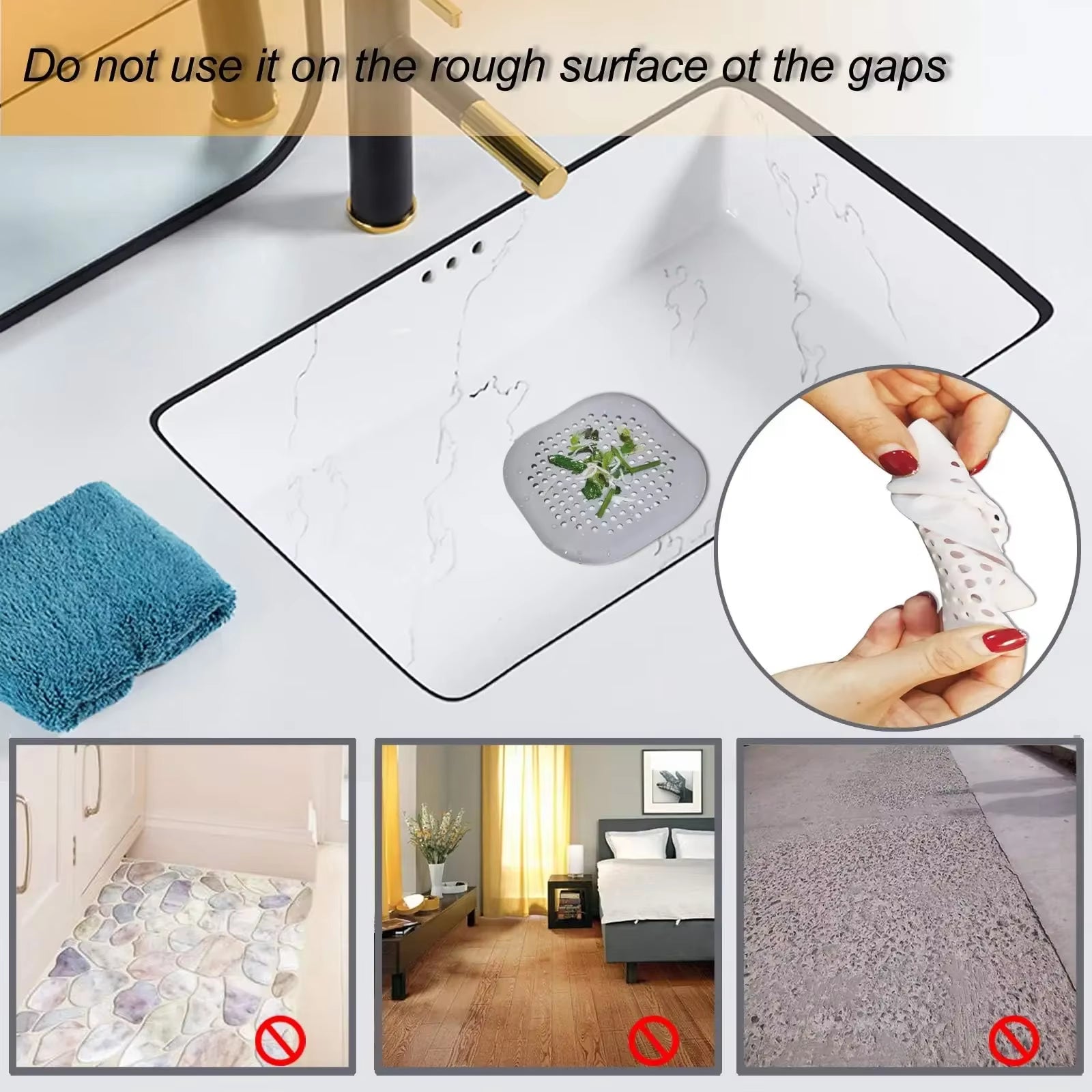 Plug Stopper Kitchen Sewer Silicone Bathroom Floor Bathtub Waterfilter Home Accessories Shower Drain Hair Catcher Sink Strainer